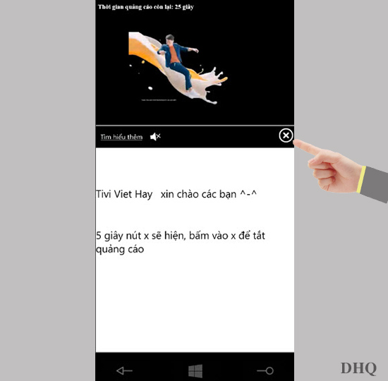 Bạn chọn X